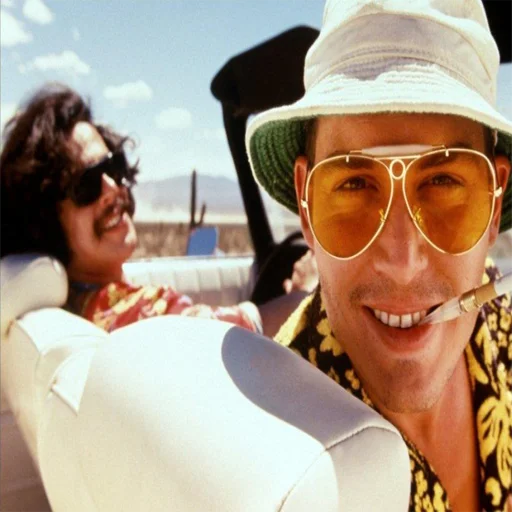 🙂 Стикер «FEAR and LOATHING» для Telegram