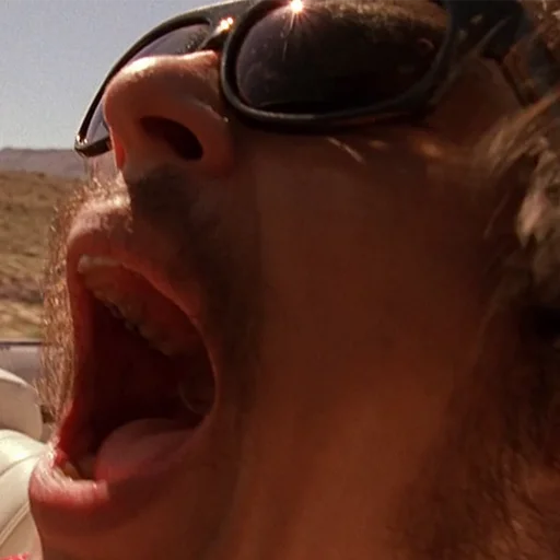 😩 Стикер «FEAR and LOATHING» для Telegram