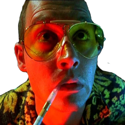 👺 Стикер «FEAR and LOATHING» для Telegram