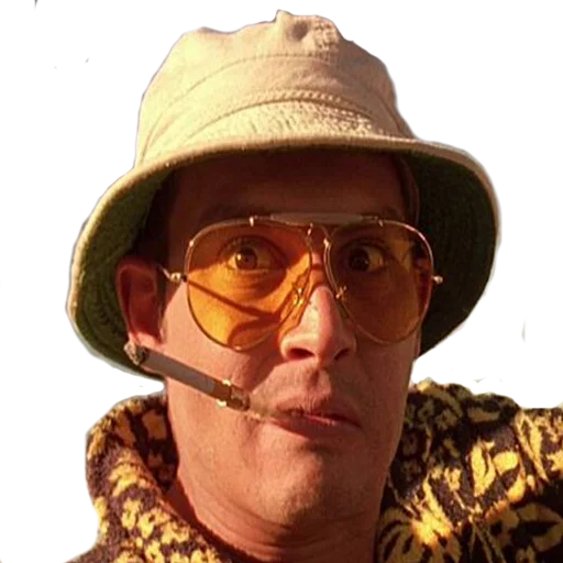 😟 Стикер «FEAR and LOATHING» для Telegram