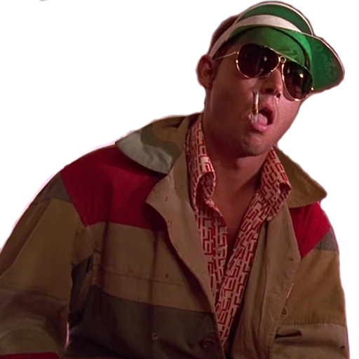 😒 Стикер «FEAR and LOATHING» для Telegram