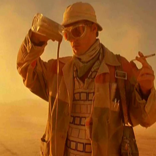 😕 Стикер «FEAR and LOATHING» для Telegram