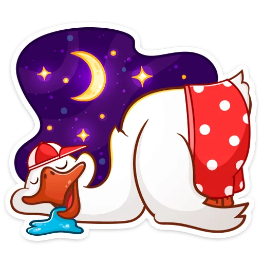 😴 Стикер «Федька в плавках» для Telegram