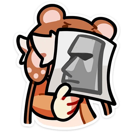 🗿 Стикер «Федя» для Telegram