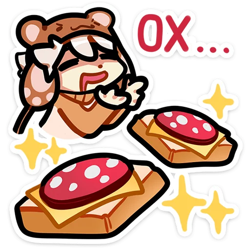 🍔 Стикер «Федя» для Telegram