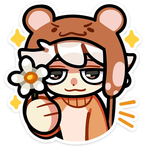 🌺 Стикер «Федя» для Telegram