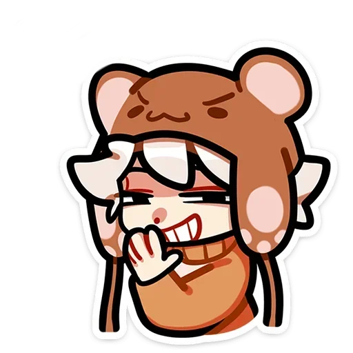 😈 Стикер «Федя без надписей» для Telegram