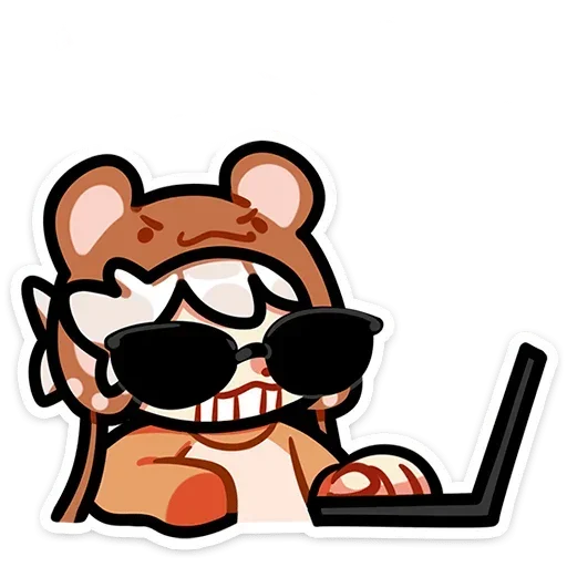 😎 Стикер «Федя без надписей» для Telegram