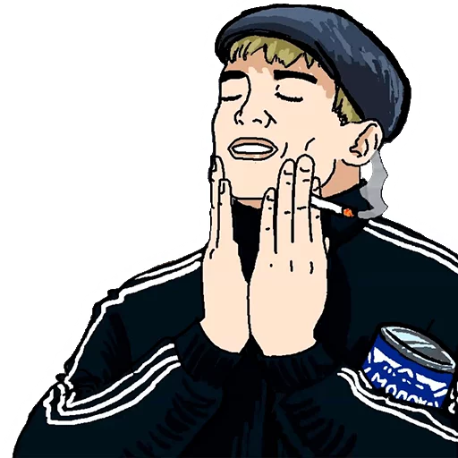 Стикерпак feels good man для Telegram