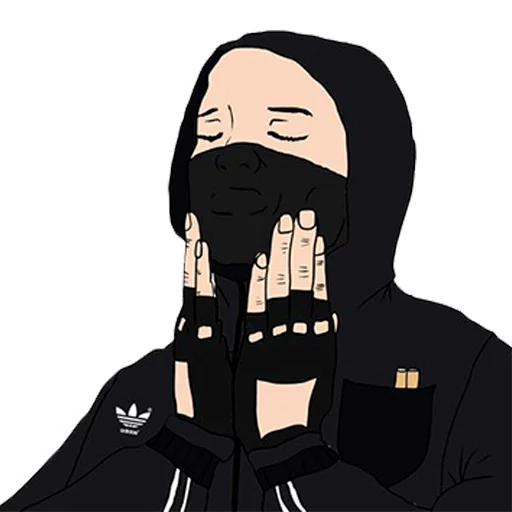 😌 Стикер «feels good man» для Telegram