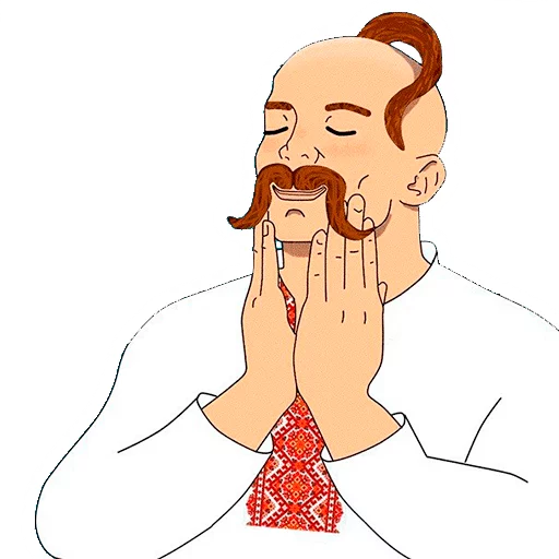 😌 Стикер «feels good man» для Telegram