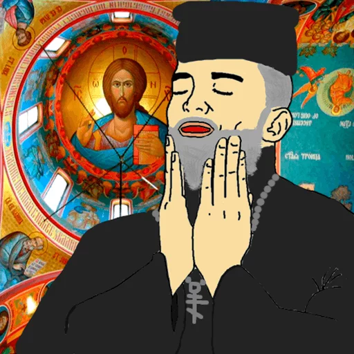 😌 Стикер «feels good man» для Telegram