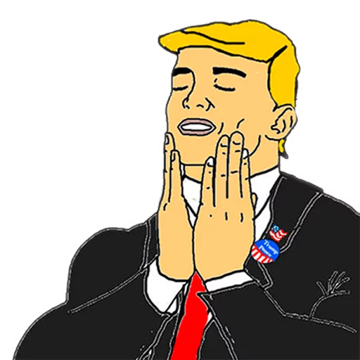 😌 Стикер «feels good man» для Telegram
