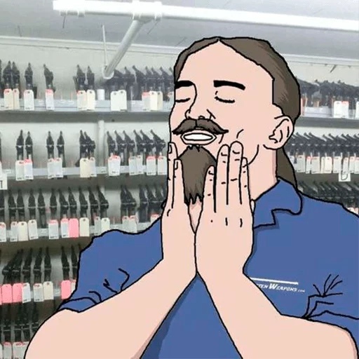 😌 Стикер «feels good man» для Telegram