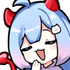😈 Эмодзи «૮꒰ ｡っ -｡꒱ఎ ⃝ ⊹ ◜» для Telegram