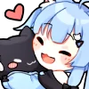 🥰 Эмодзи «૮꒰ ｡っ -｡꒱ఎ ⃝ ⊹ ◜» для Telegram
