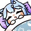 😴 Эмодзи «૮꒰ ｡っ -｡꒱ఎ ⃝ ⊹ ◜» для Telegram
