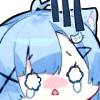 😭 Эмодзи «૮꒰ ｡っ -｡꒱ఎ ⃝ ⊹ ◜» для Telegram