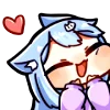 😍 Эмодзи «૮꒰ ｡っ -｡꒱ఎ ⃝ ⊹ ◜» для Telegram