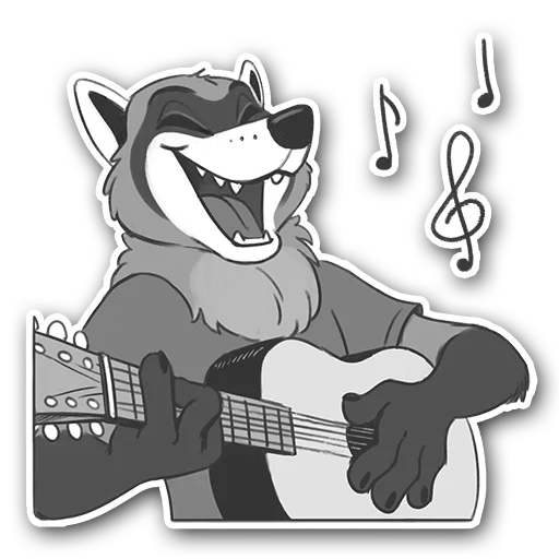 🎸 Стикер «Felix and Nik» для Telegram