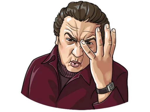😬 Стикер «Феллини» для Telegram