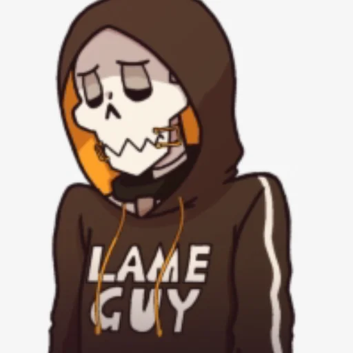 😭 Стикер «FellSwapGold Papyrus» для Telegram