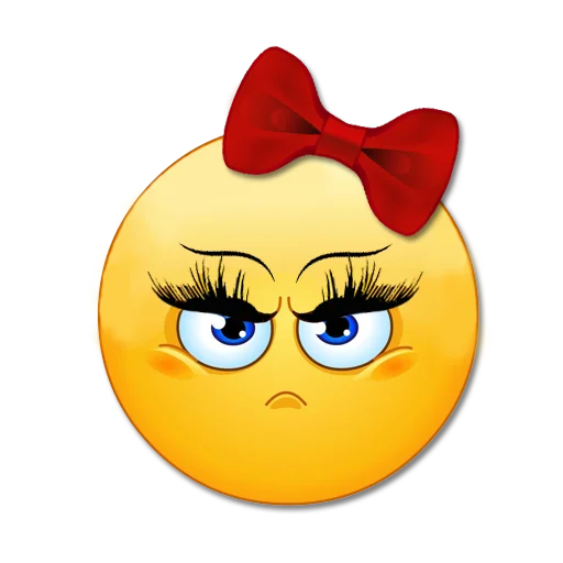 😠 Стикер «Женские эмоции» для Telegram
