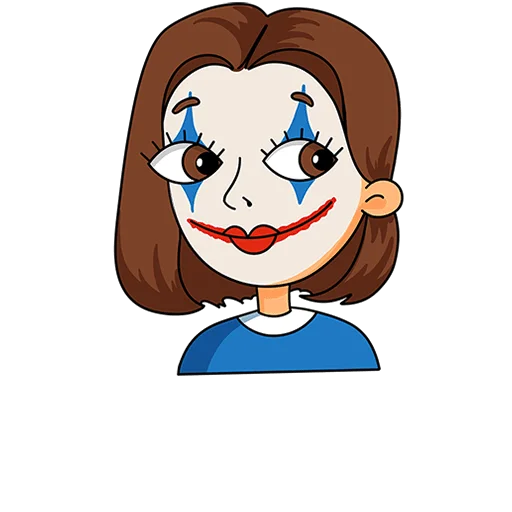 🤡 Стикер «Женский стендап Без Текста» для Telegram
