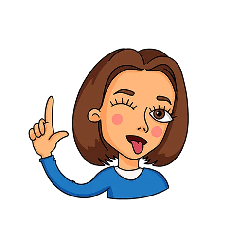 😜 Стикер «Женский стендап Без Текста» для Telegram