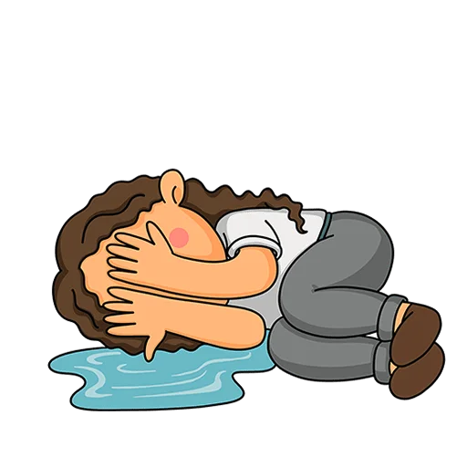 😭 Стикер «Женский стендап Без Текста» для Telegram