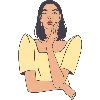 🌸 Эмодзи «Буквы и эмодзи с женскими штучками» для Telegram