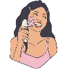 🌸 Эмодзи «Буквы и эмодзи с женскими штучками» для Telegram