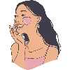 🌸 Эмодзи «Буквы и эмодзи с женскими штучками» для Telegram