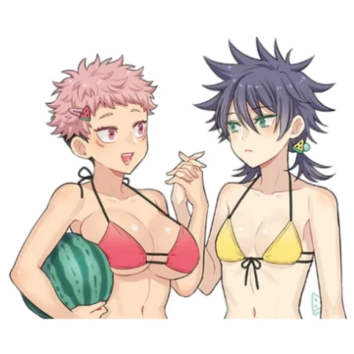🍉 Стикер «Fem Yuji» для Telegram