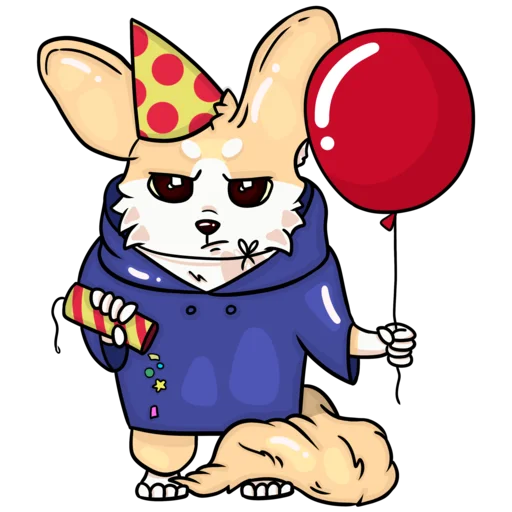 🥳 Стикер «Фенёк» для Telegram
