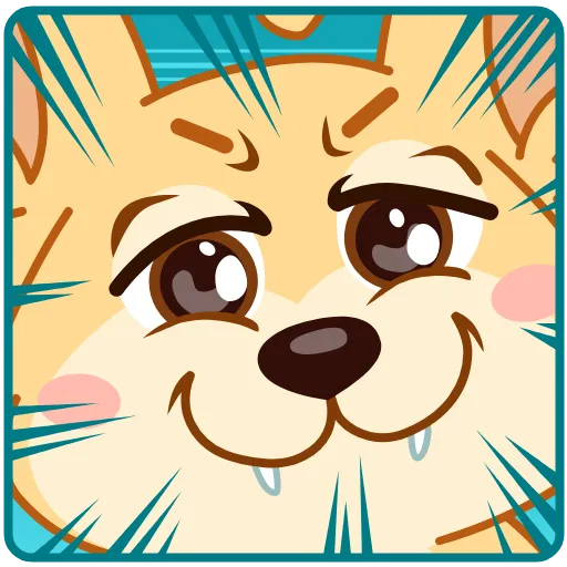 🙃 Стикер «Фенек Дрюсик» для Telegram