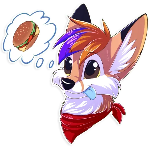 😐 Стикер «Fennec Art» для Telegram