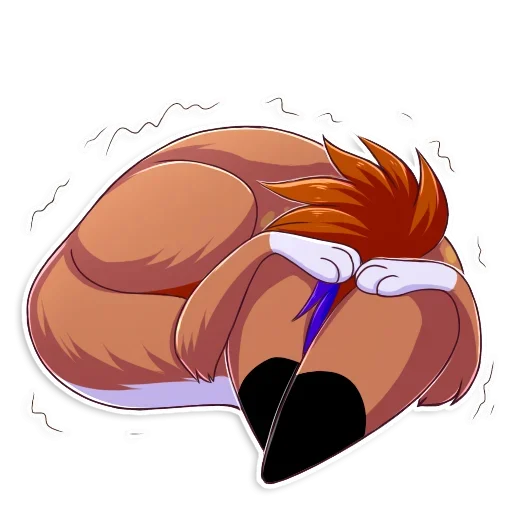 😐 Стикер «Fennec Art» для Telegram