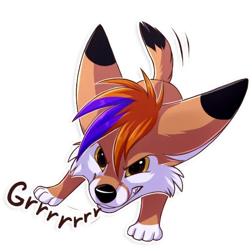 😳 Стикер «Fennec Art» для Telegram