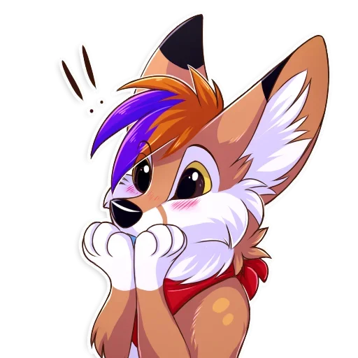 😴 Стикер «Fennec Art» для Telegram