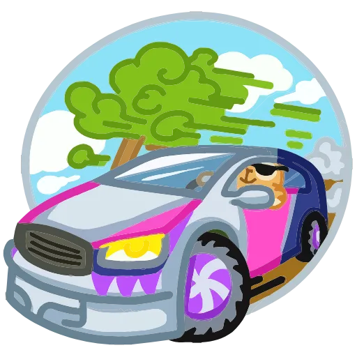 🚘 Эмодзи «Фестиваль ВКонтакте» для Telegram