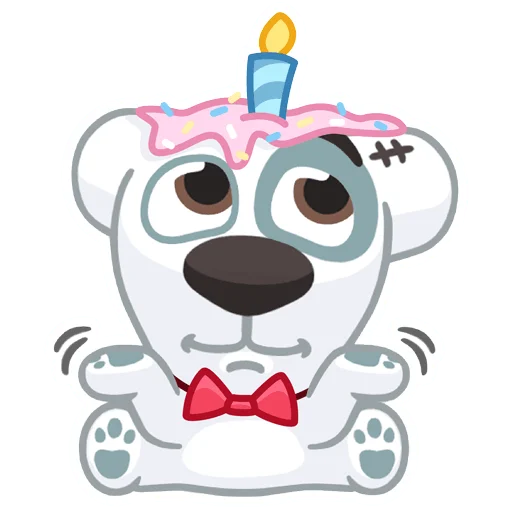 🤷‍♂ Стикер «Праздничный Спотти» для Telegram
