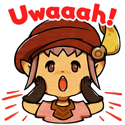 😲 Стикер «ffxiv» для Telegram