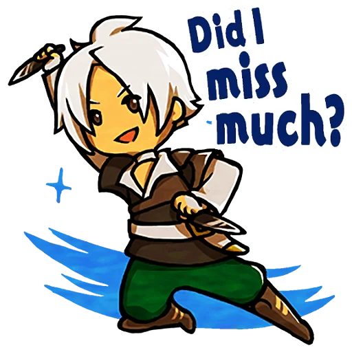 😀 Стикер «ffxiv» для Telegram