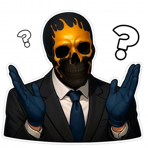 🤨 Стикер «Moriarty» для Telegram