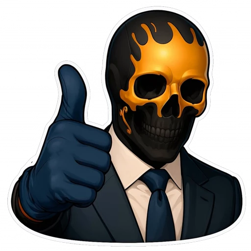 👍 Стикер «Moriarty» для Telegram