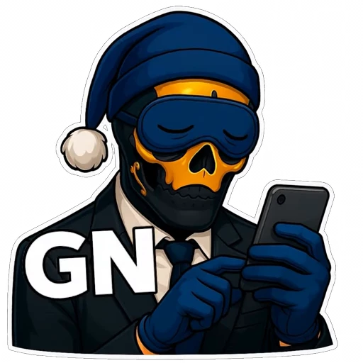 🥱 Стикер «Moriarty» для Telegram