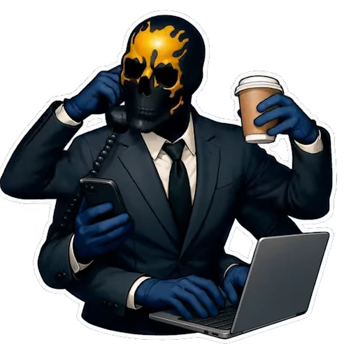 👨‍💻 Стикер «Moriarty» для Telegram