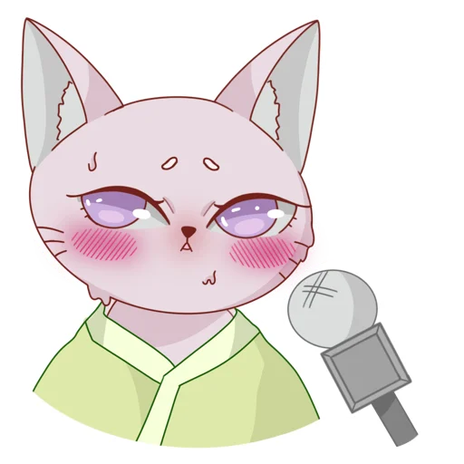 ☺️ Стикер «Фиалка (усталость как смысл жизни Арт)» для Telegram