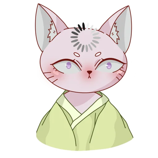 😶 Стикер «Фиалка (усталость как смысл жизни Арт)» для Telegram